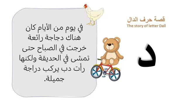 قصة حرف الدال قصص الحروف