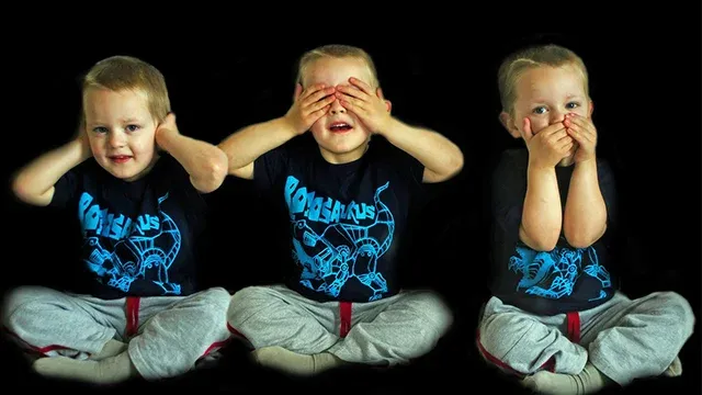 لا اسمع لا ارى لا اتكلم