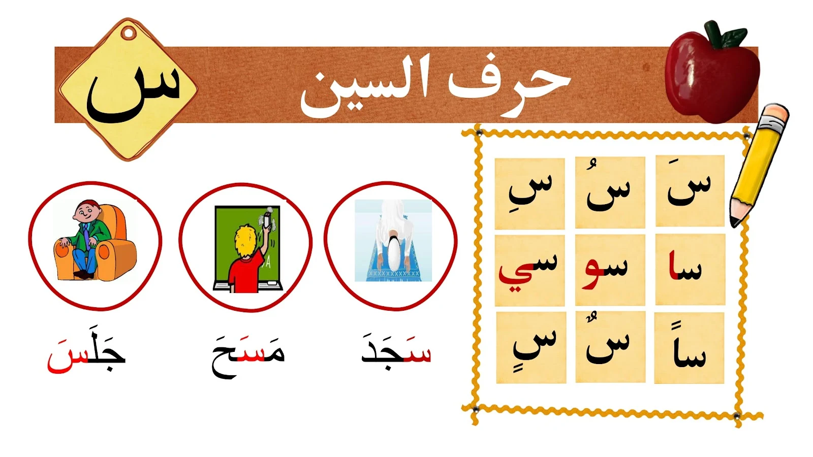 حرف السين حرف السين