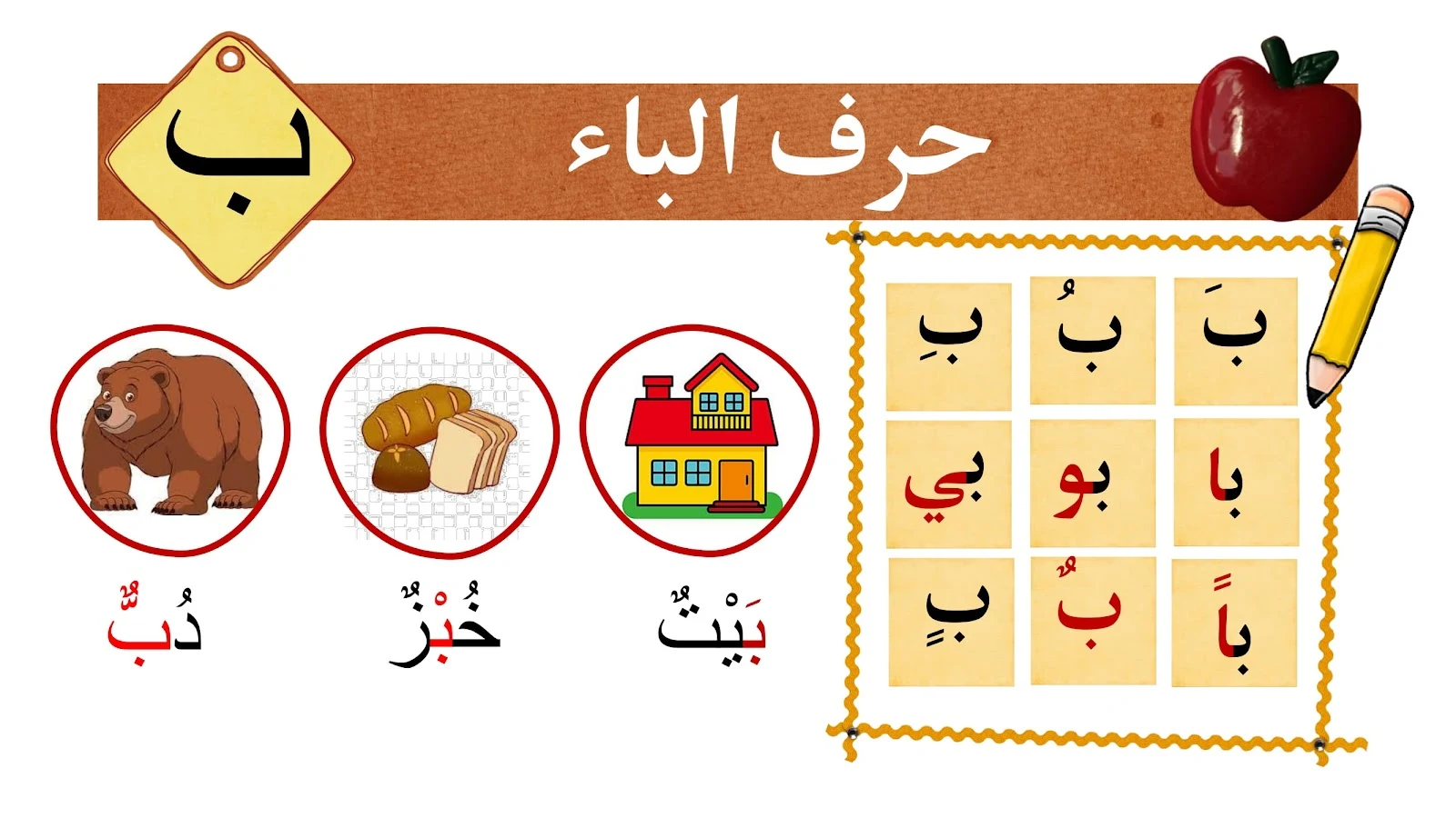 حرف الباء حرف الباء
