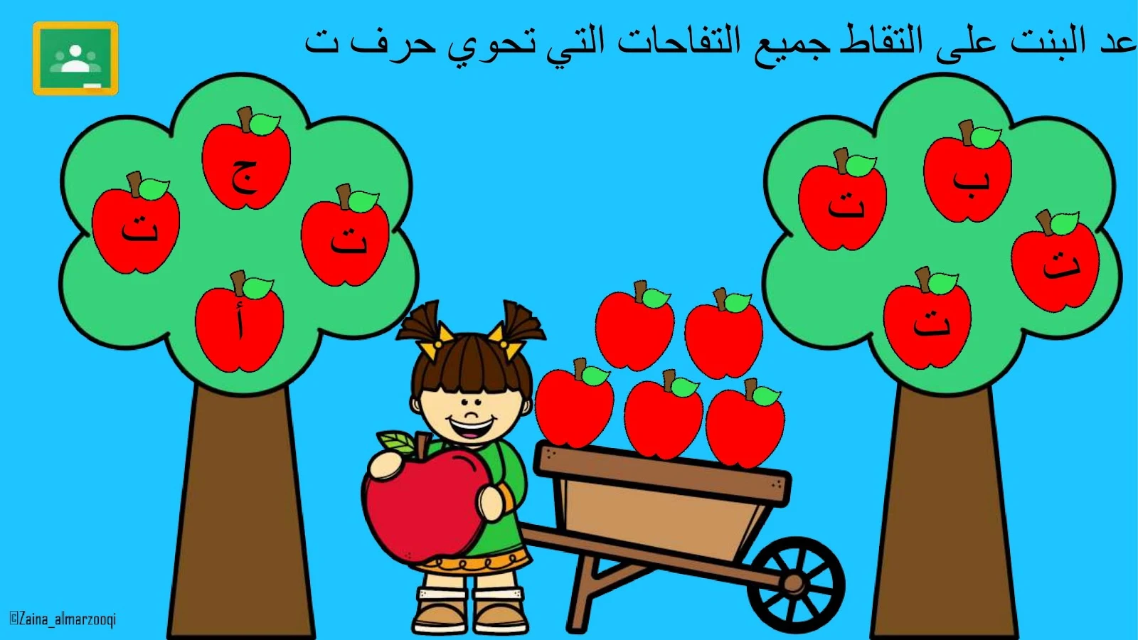 حرف التاء اوراق عمل وتدريبات وبوربوينت الاستاذة زينة المرزوقي حرف التاء اوراق عمل وتدريبات وبوربوينت الاستاذة زينة المرزوقي