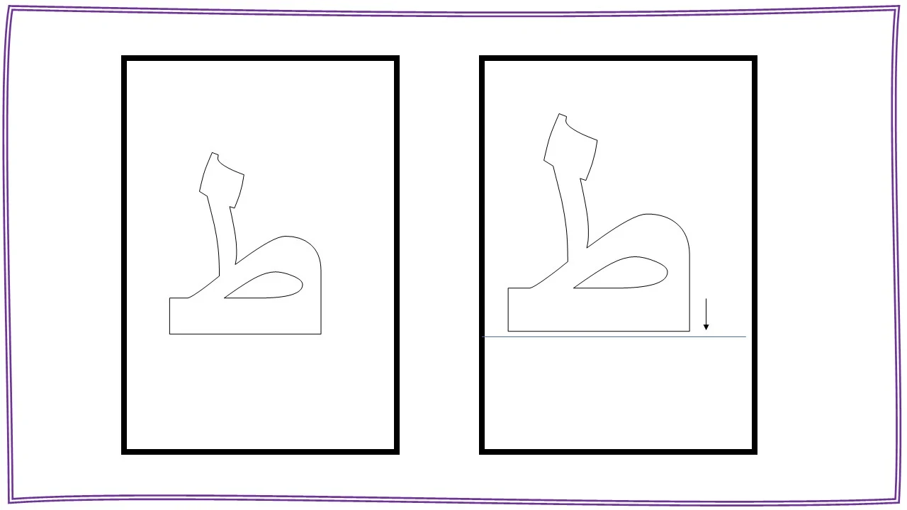 طريقة كتابة حرف الطاء