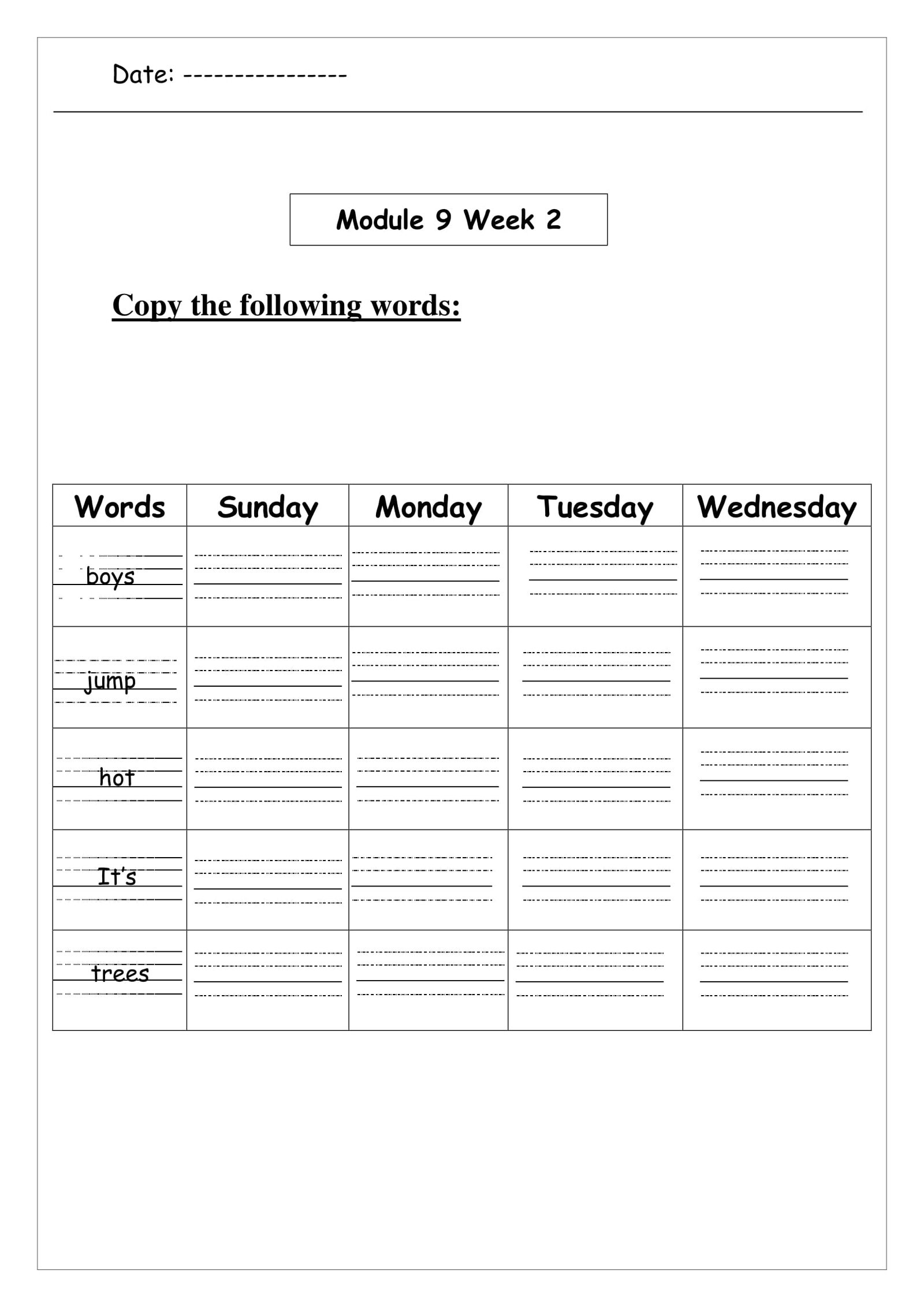 ملزمة حفظ كلمات الصف الاول للغة الانجليزية pdf تحميل مباشر