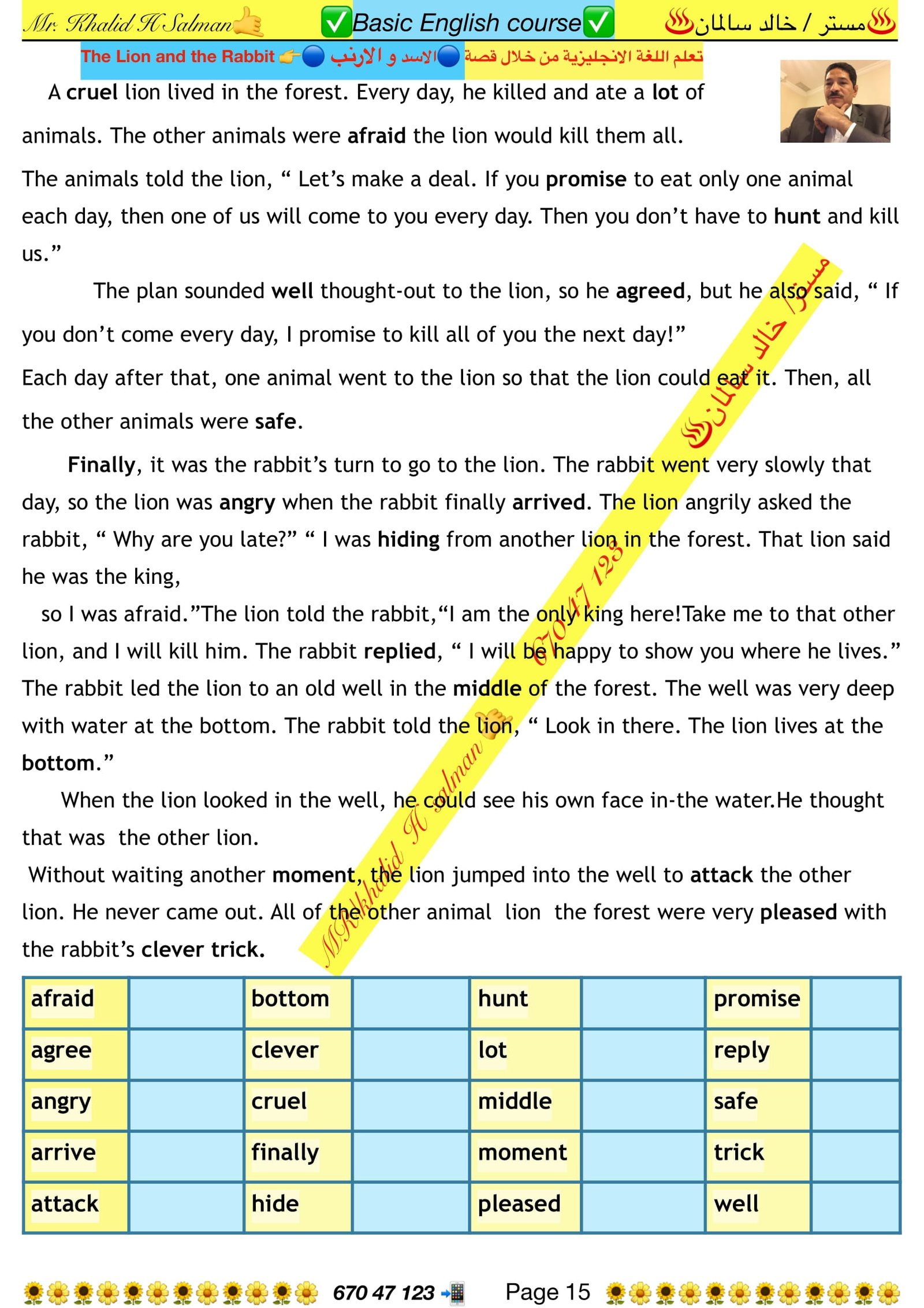 مذكرة تعلم اللغة الانجليزية بطريقة مبسطه pdf تحميل مباشر مذكرة تعلم اللغة الانجليزية بطريقة مبسطه pdf تحميل مباشر