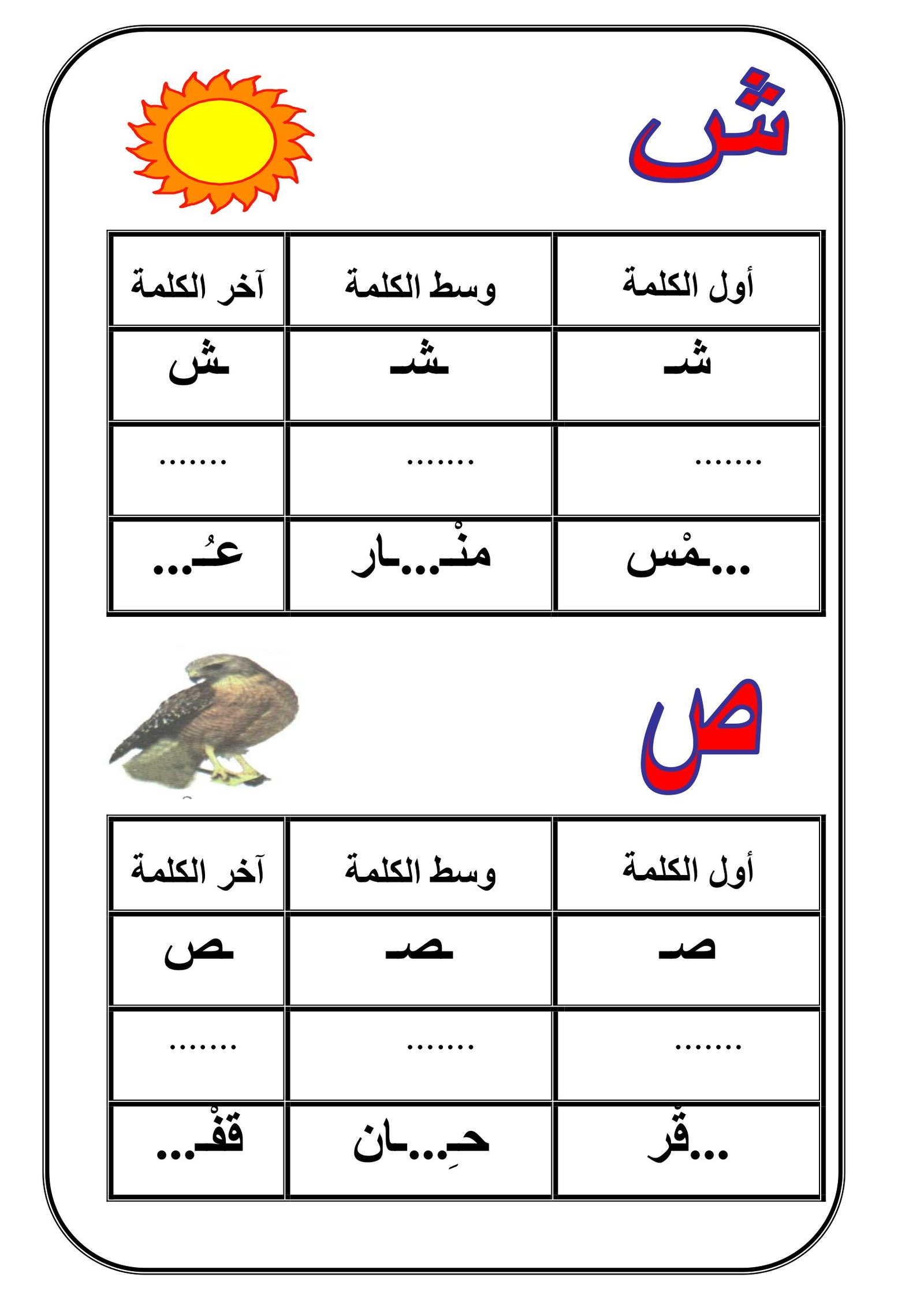 ملزمة تدريبات كتابة الحروف الهجائية بأشكالها وأوضاعها المختلفة pdf تحميل مباشر