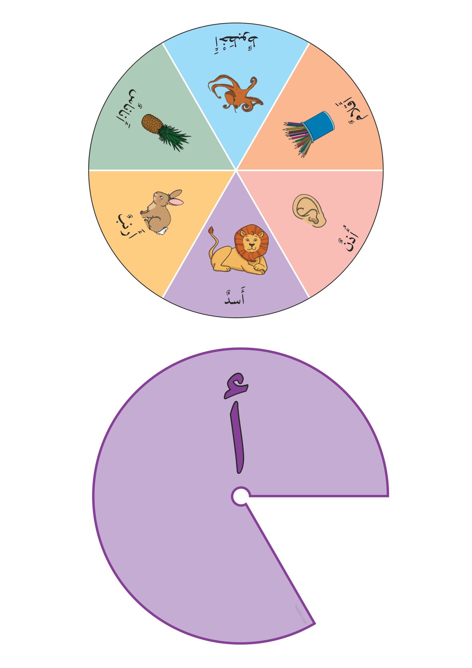 عجلة الحروف الهجائية للأطفال: ملف PDF تحميل مباشر مجاني عجلة الحروف الهجائية للأطفال: ملف PDF تحميل مباشر مجاني