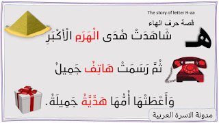 قصة حرف الهاء مكتوبة ومصورة للاطفال مدونة الاسرة العربية