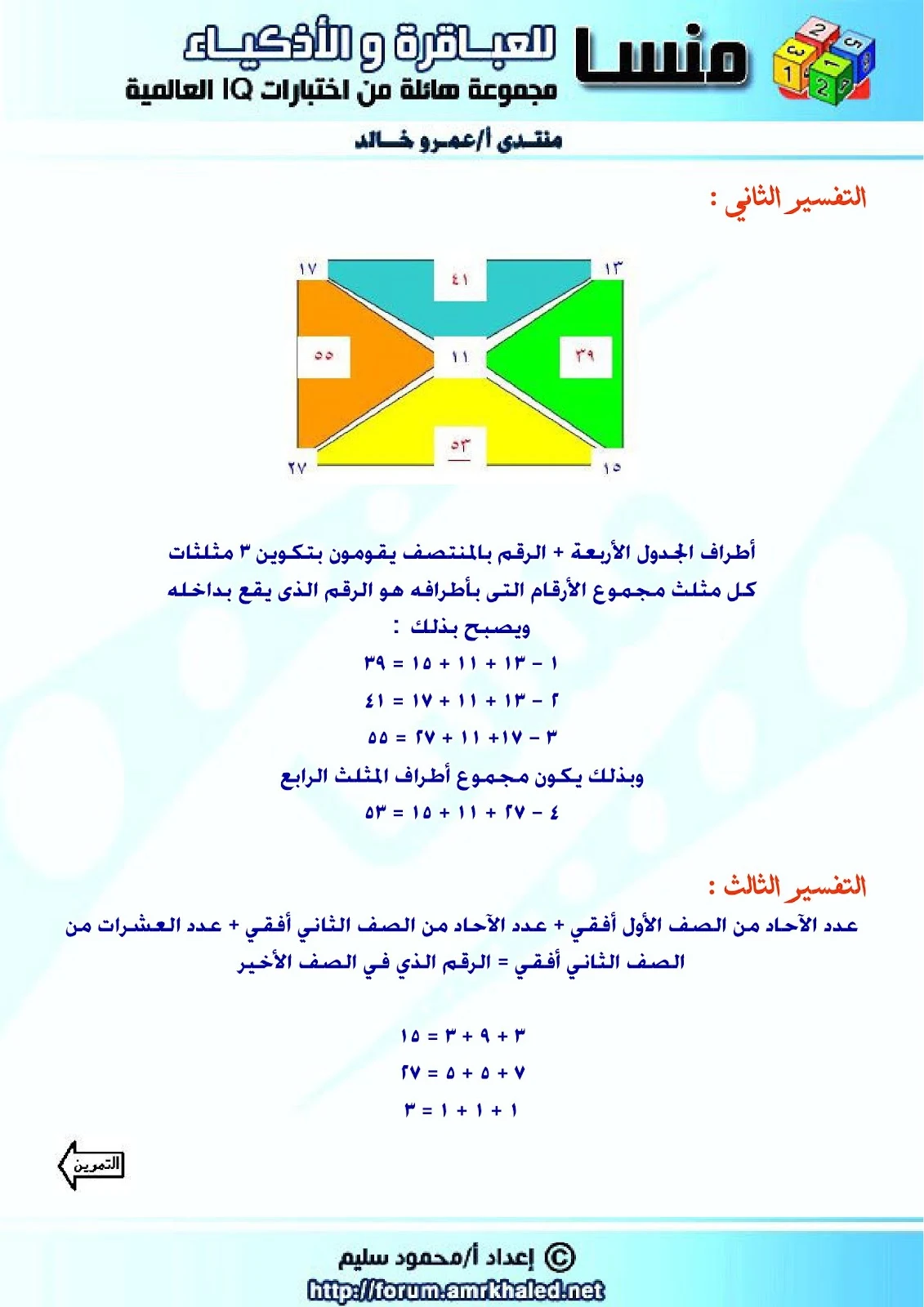 الكتاب الأول من سلسلة منسا للعباقرة والأذكياء pdf تحميل مباشر