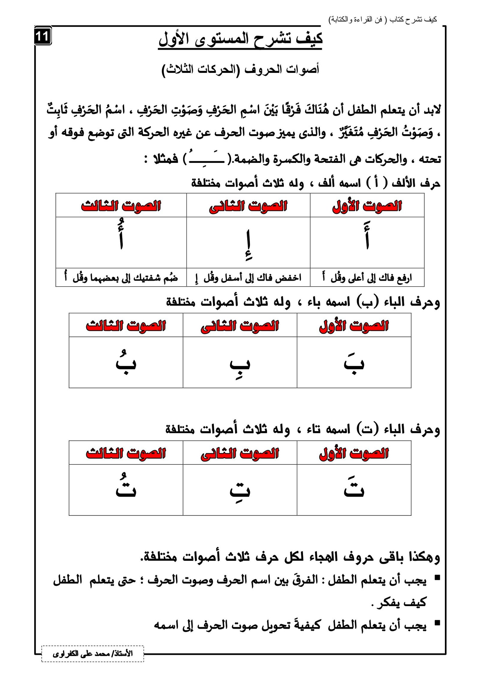 ملزمة فنون القراءة والكتابة pdf تحميل مباشر