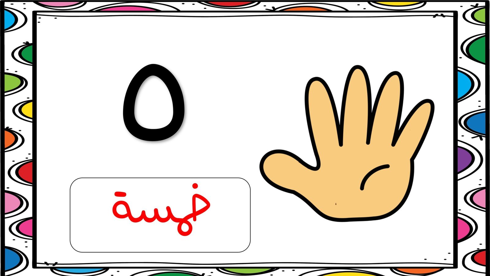 بطاقات الاعداد من 1 الى العدد 10 عن طريق اصابع اليد pdf تحميل مباشر