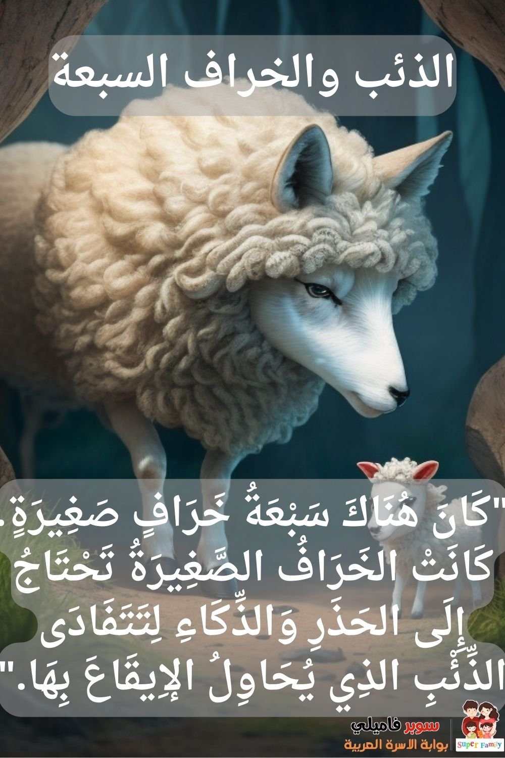 قصص لتدريب الأطفال على القراءة مرحلة ما بعد تعلم الحروف| البطة القبيحة + الذئب والخراف السبعة