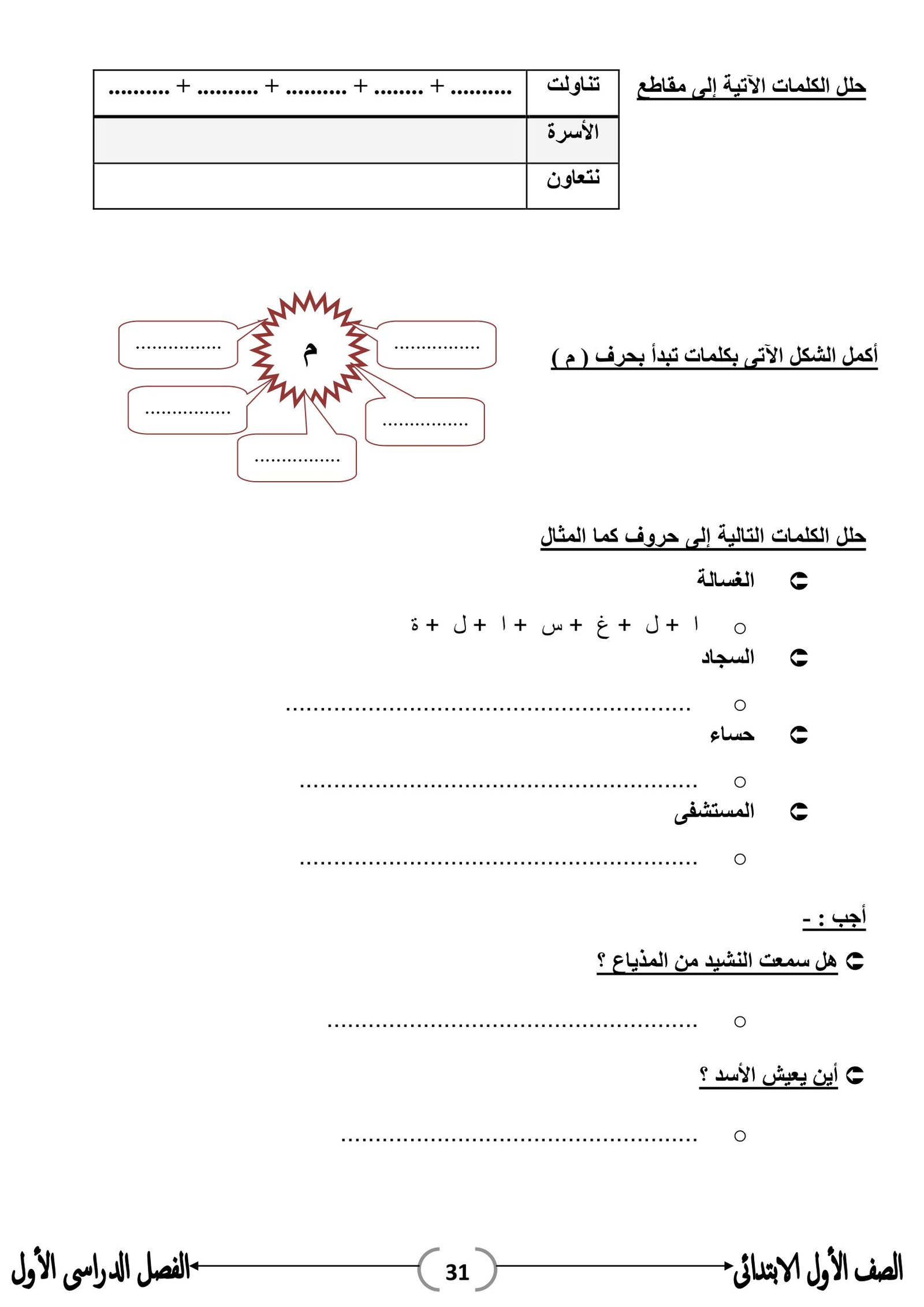 ملزمة تواصل في اللغة العربية للصف الأول الإبتدائي pdf تحميل مباشر مجاني ملزمة تواصل في اللغة العربية للصف الأول الإبتدائي pdf تحميل مباشر مجاني