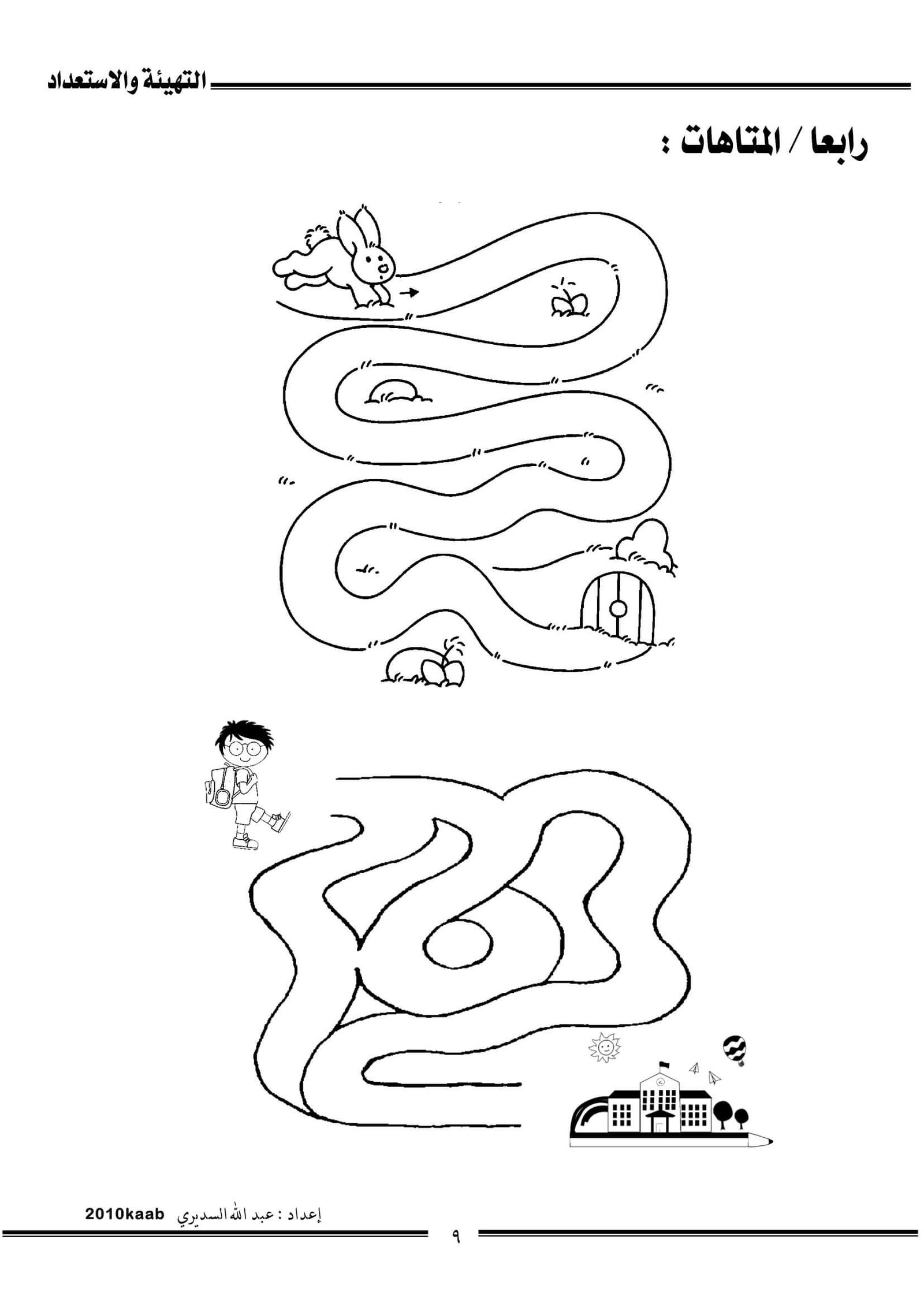 أوراق عمل التهيئة والاستعداد للصف الأول |عبدالله السديري أوراق عمل التهيئة والاستعداد للصف الأول |عبدالله السديري