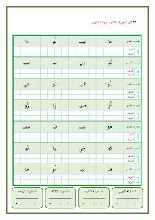 نموذج تحديد مستوى الطالب في اللغة العربية للصف الأول الابتدائي 2024: