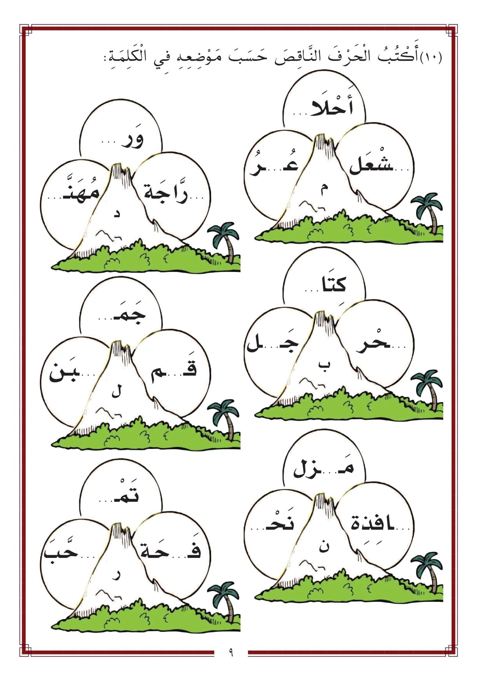 الخطة العلاجية للوحدة الأولى في مادة لغتي للصف الأول pdf