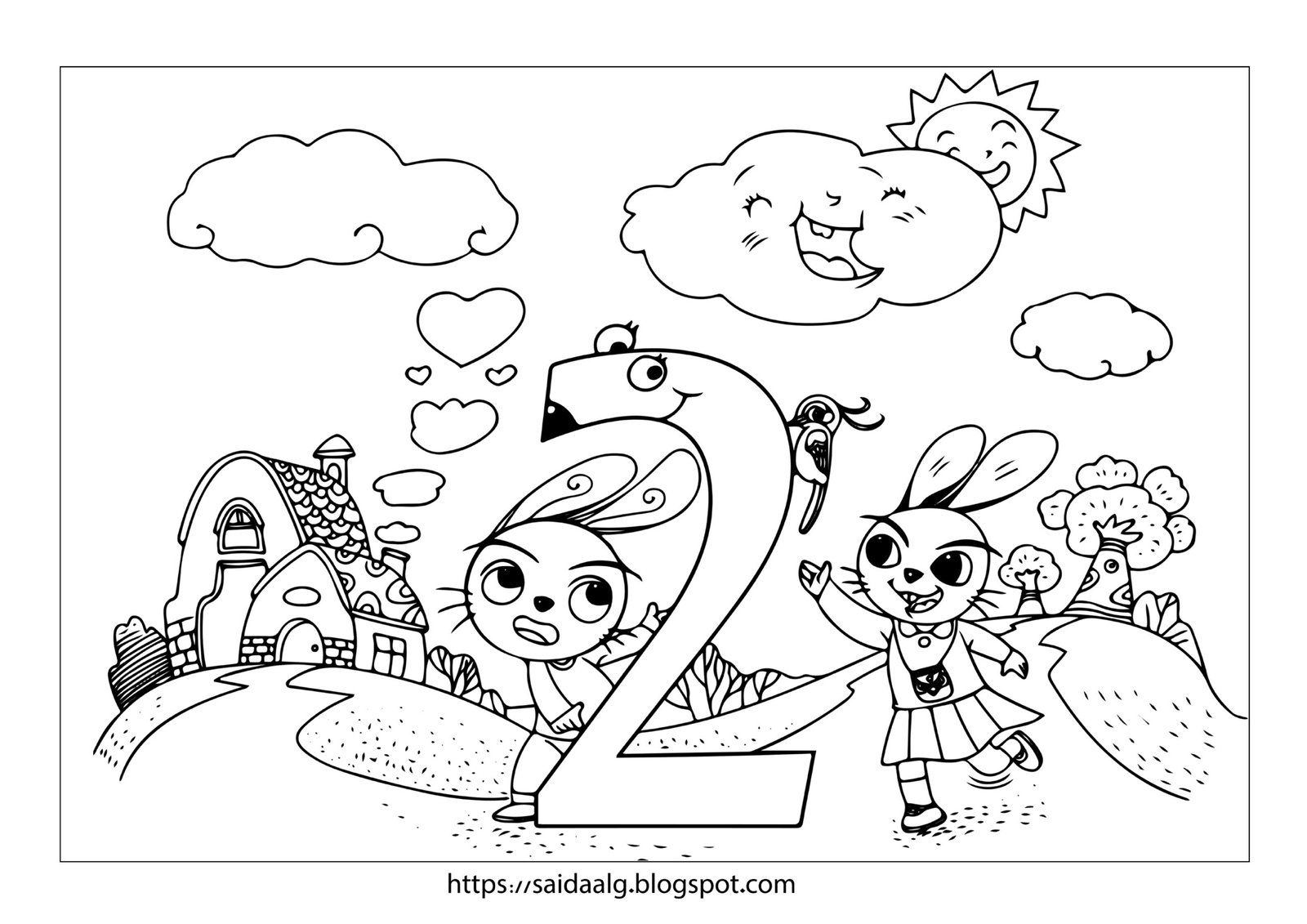 أوراق عمل تلوين الأرقام pdf تحميل مباشر مجاني