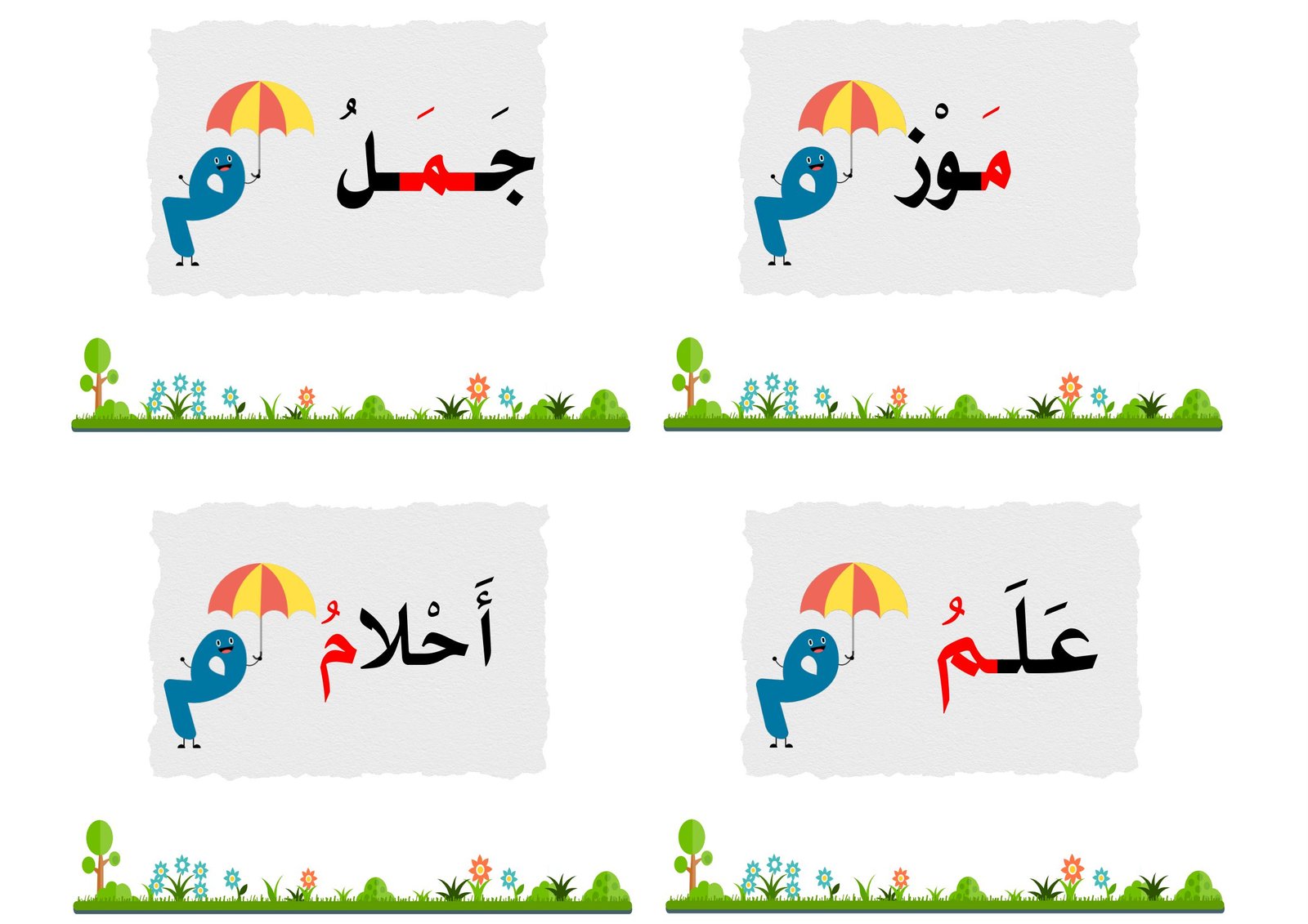 كلمات أشكال لبعض الحروف الهجائية حسب موقعها بالكلمة pdf تحميل مباشر مجاني