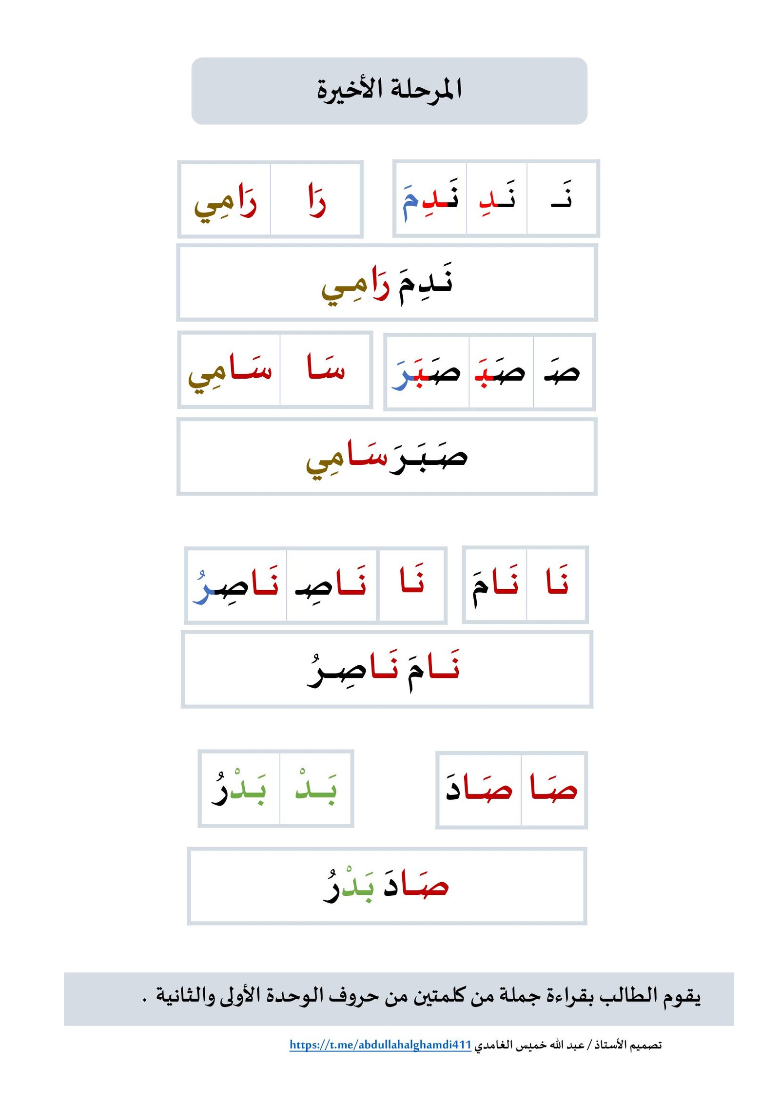 مذكرة أنا أقرأ الوحدة الثانية pdf تحميل مباشر مجاني