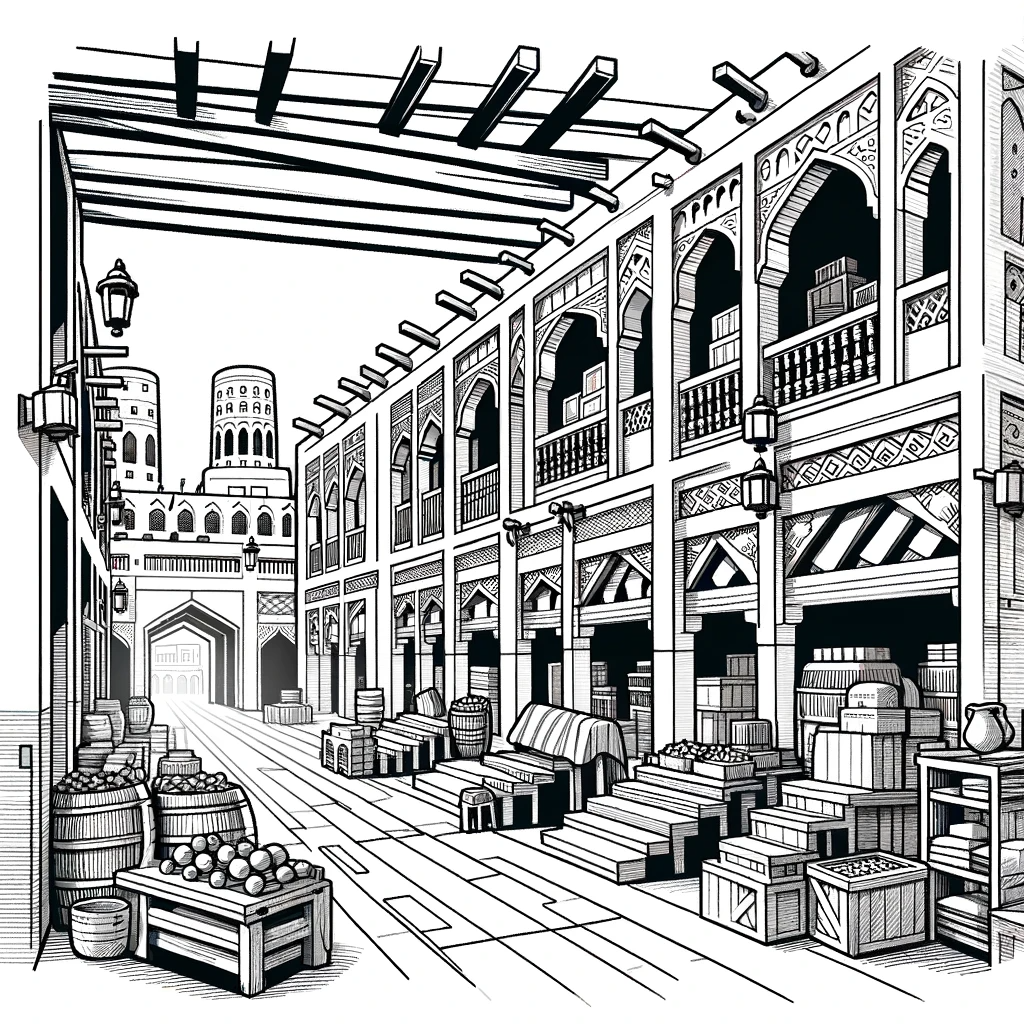 أوراق تلوين اليوم الوطني في قطر 2023 للأطفال