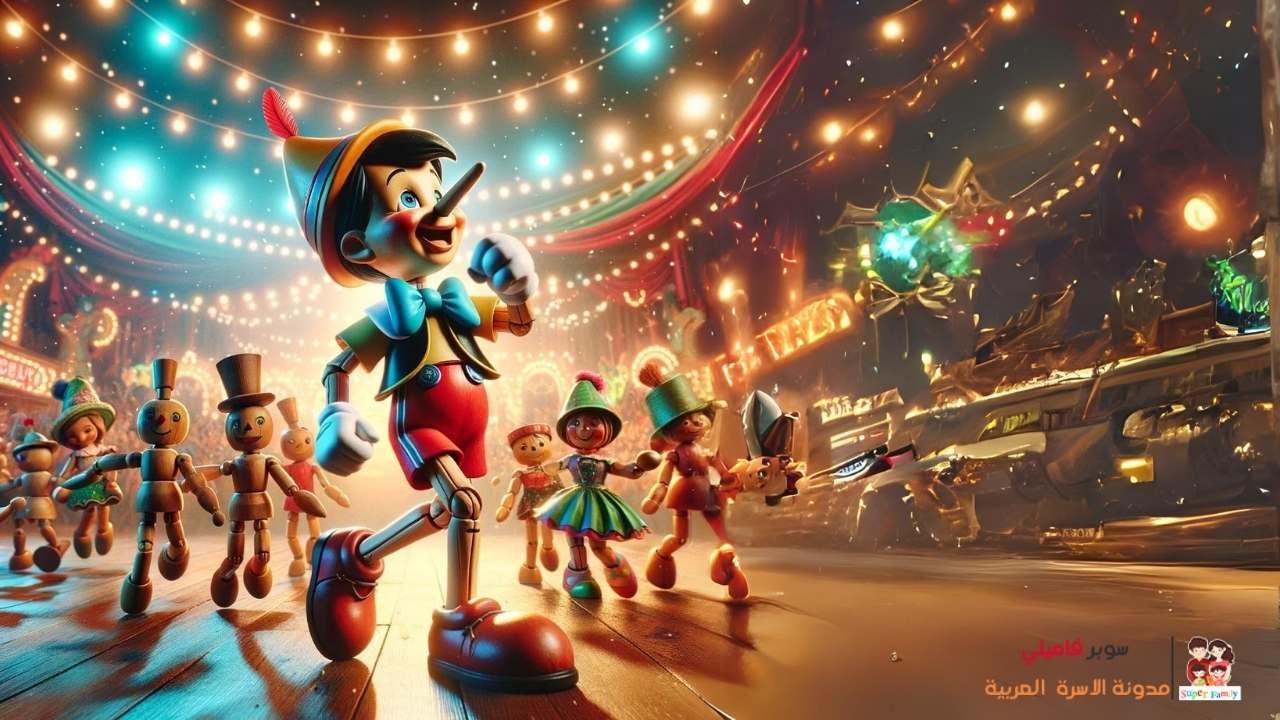 قصة "بينوكيو: الدمية التي أصبحت طفلاً قصة قصيرة مصورة للاطفال PDF