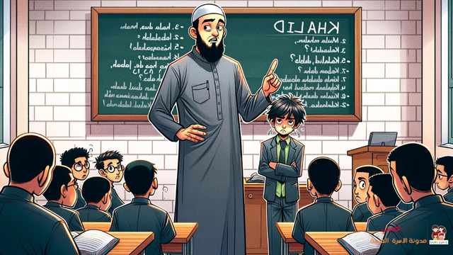 قصص  اطفال مصورة ومكتوبة pdf: قصة يوم جديد لخالد ودرس الانضباط والنظام