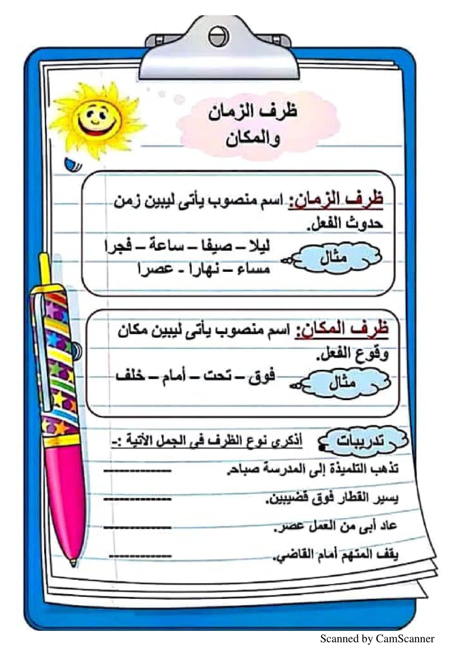 مذكرة هيا نتعلم: لعرض القواعد النحوية من الصف الأول إلى الصف السادس pdf