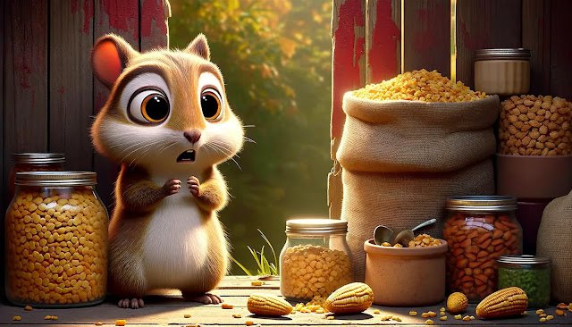 طمع السنجاب بيكو: قصة تعليمية للأطفال عن قيمة الرضا وعواقب الجشع