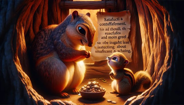 طمع السنجاب بيكو: قصة تعليمية للأطفال عن قيمة الرضا وعواقب الجشع