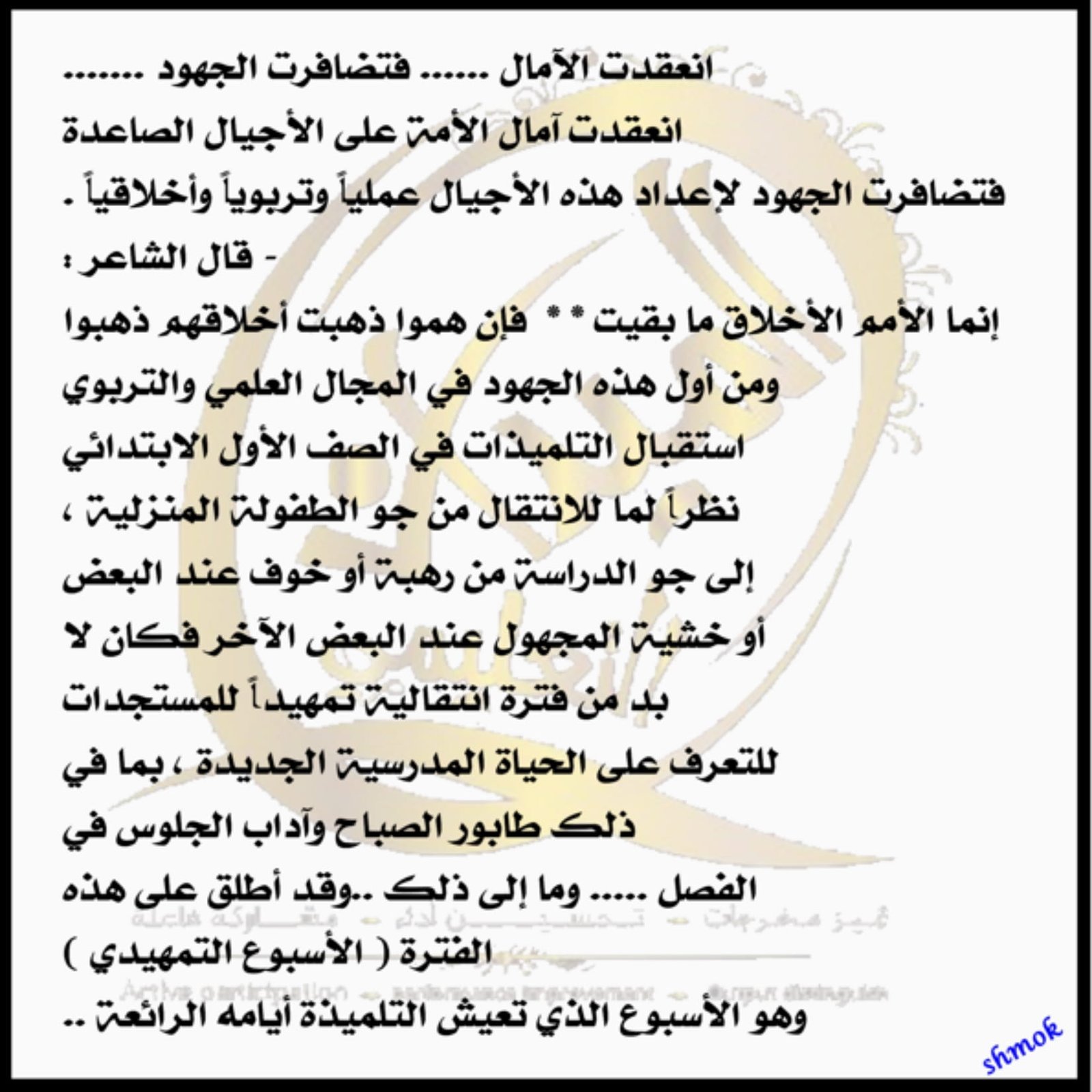 مذكرة أفكار الأسبوع التمهيدي pdf تحميل مجاني