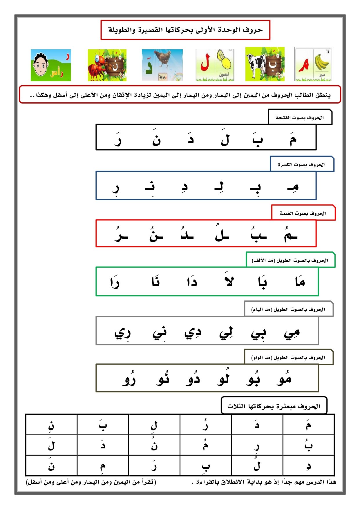 تمارين يومية لتنمية مهارات القراءة والكتابة pdf للتحميل المباشر
