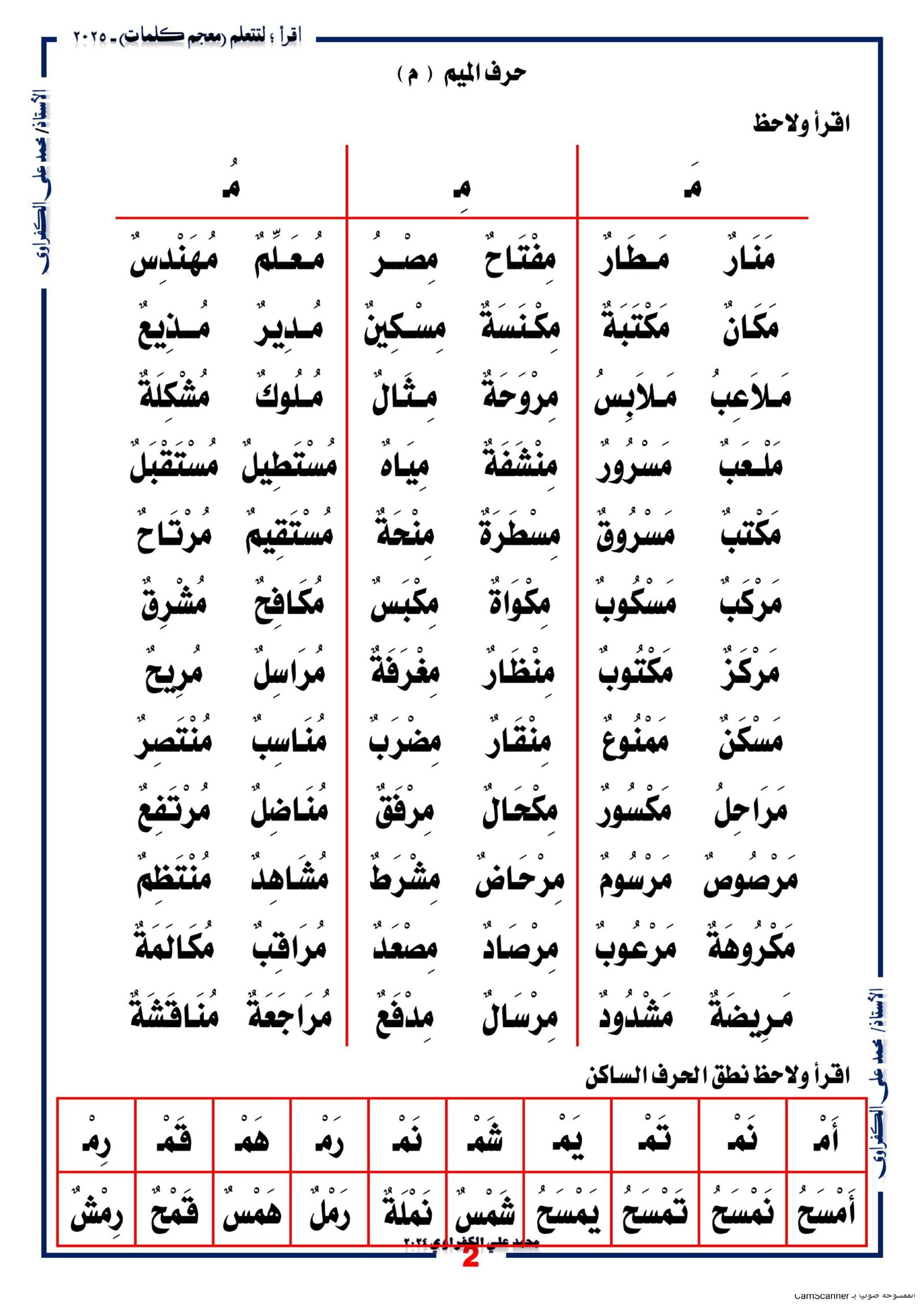 تعليم القراءة الصحيحة للأطفال