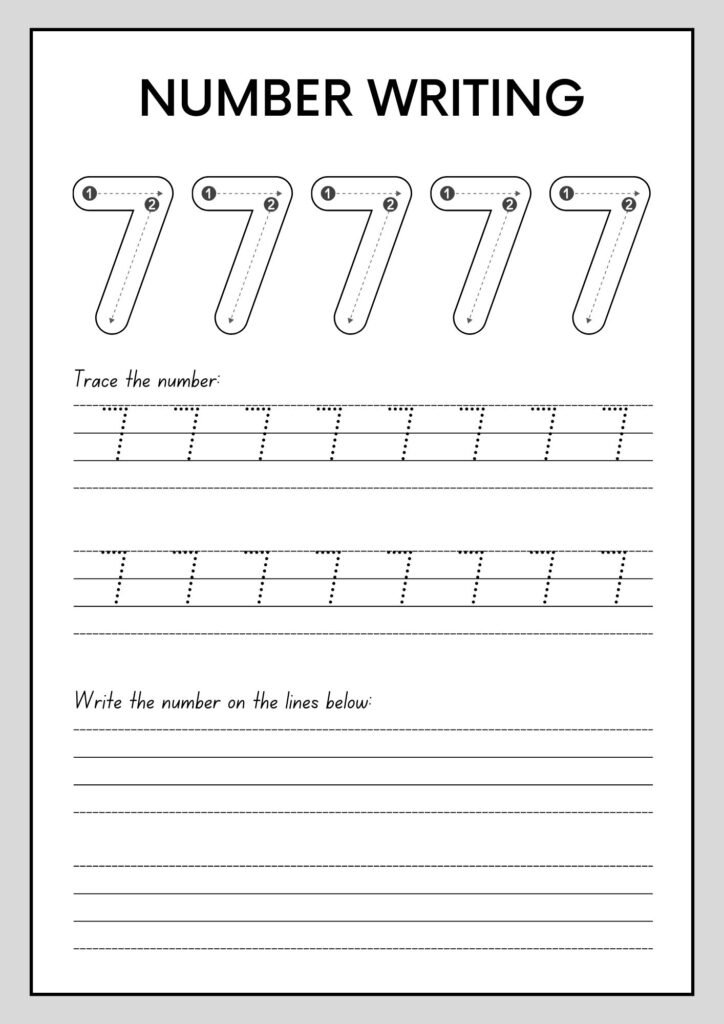 الأرقام الإنجليزية للأطفال الأرقام الإنجليزية للأطفال