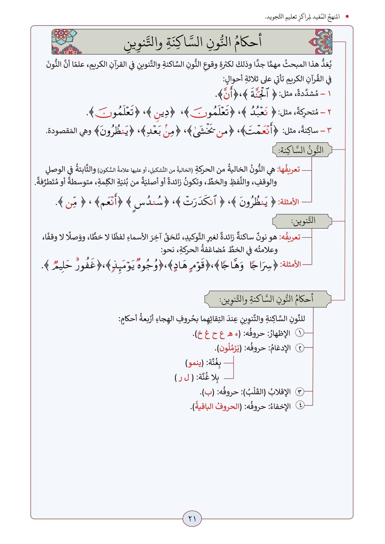 إتقان التلاوة: منهج عملي وواضح لمراكز التجويد المستوى الأول