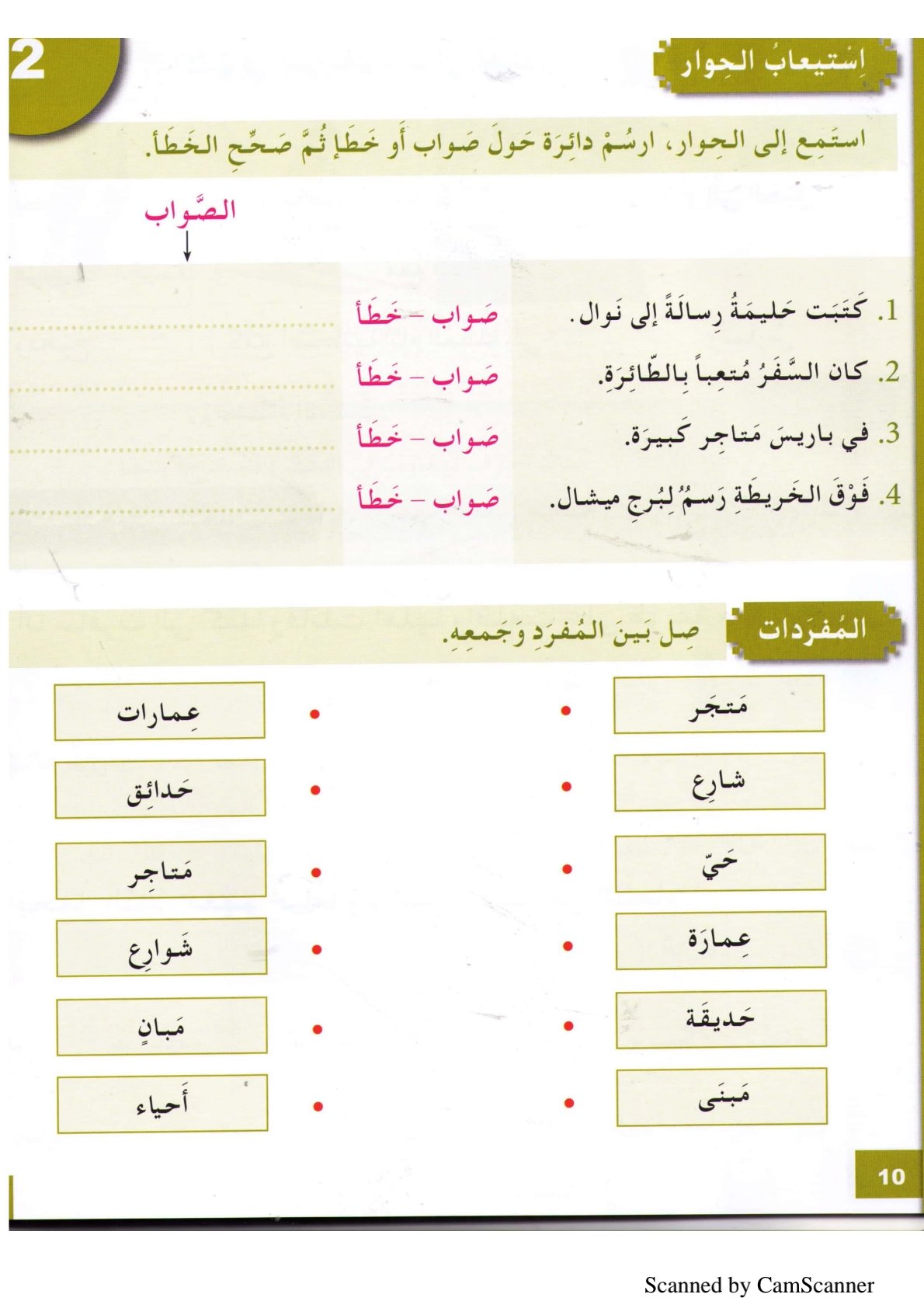 اكتشف كنوز العربية.: لغة الضاد تمارين لغير الناطقين بها المستوى الرابع