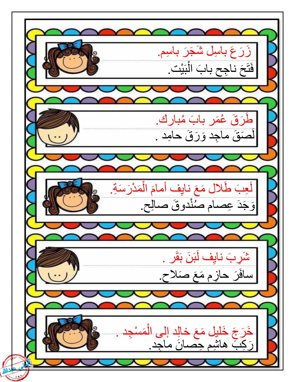 كراسة الإملاء والقراءة للصف الأول: بوابتك السحرية لعالم الحروف والكلمات pdf تحميل مجاني