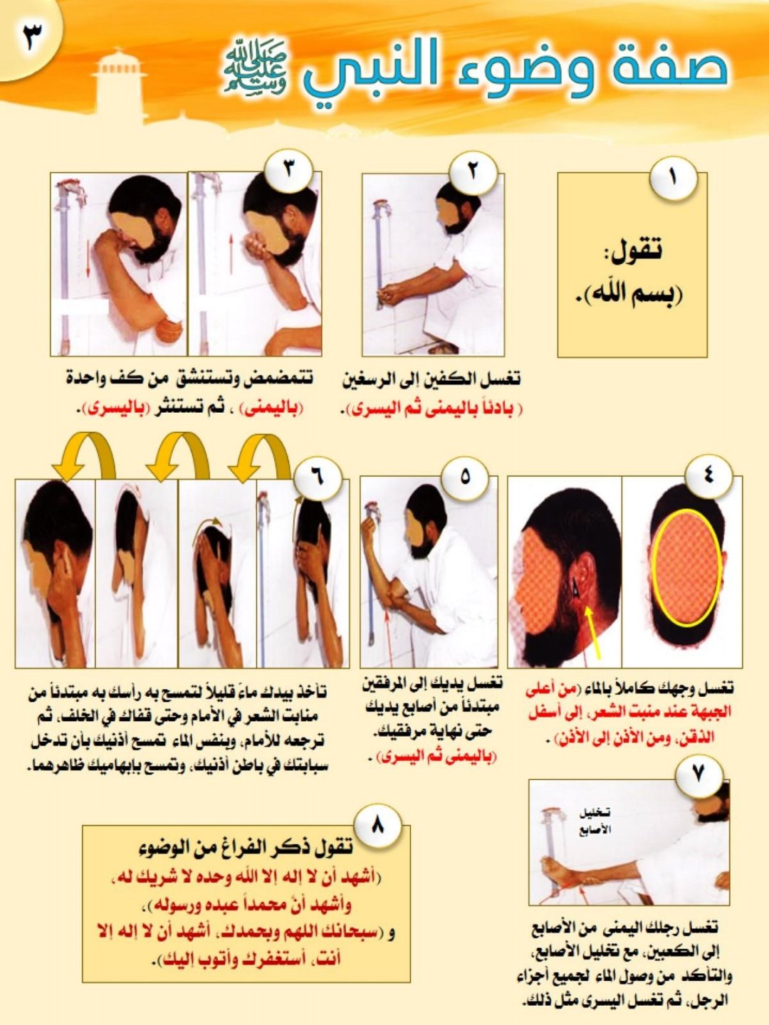 وضوء النبي: نور يتبعك إلى الصلاة