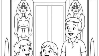 تلوين المتحف المصري الكبير