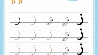ورقة عمل كتابة حرف السين للاطفال