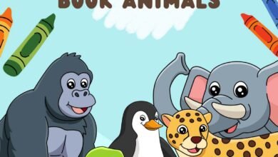 لوّن وتعلّم أسماء الحيوانات بالإنجليزية: كتاب تلوين للأطفال جاهز للطباعة PDF
