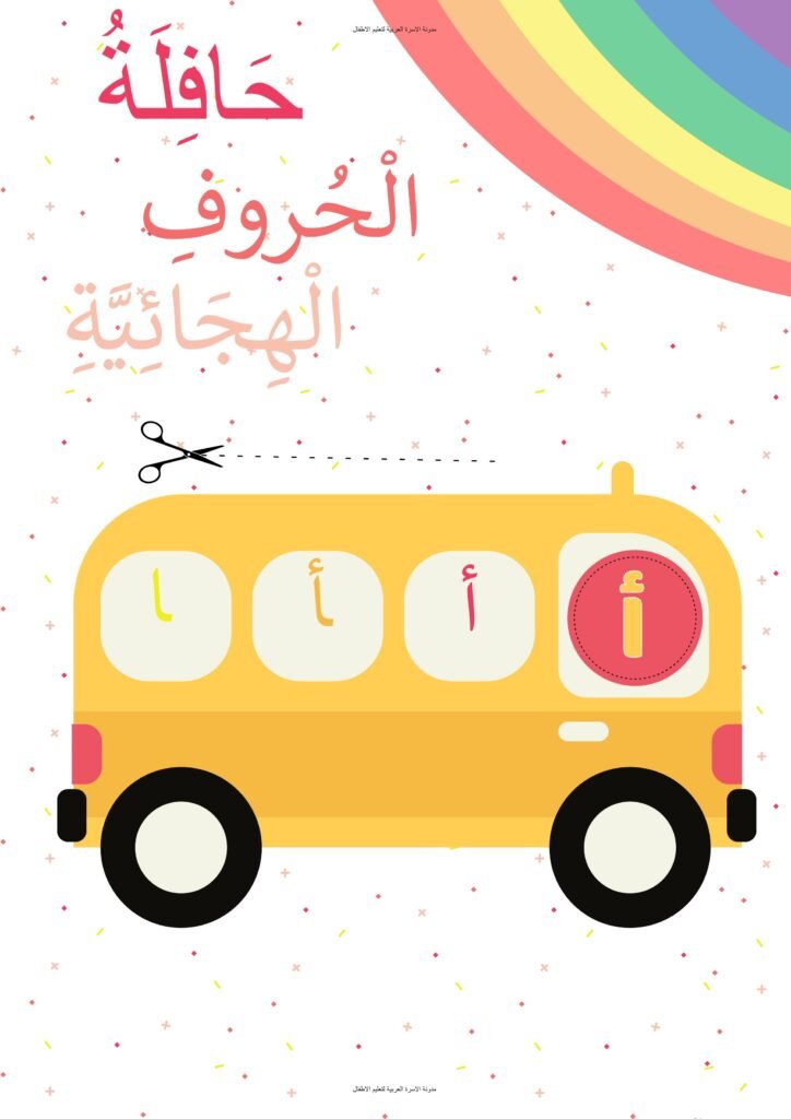 وسيلة ممتعة لتعليم أشكال الحروف العربية للأطفال