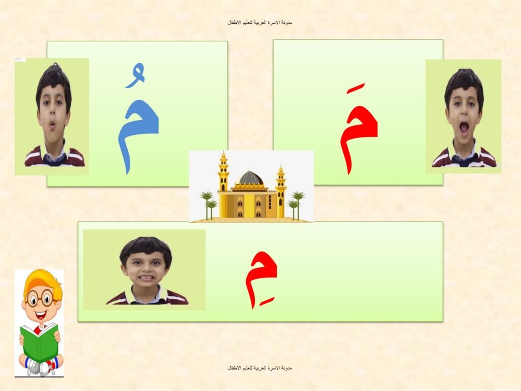 تعليم الحركات القصيرة للأطفال بالصور وحركة الفم PDF