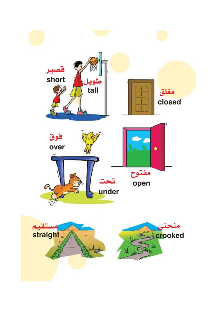 تحميل كتاب الأضداد باللغة الإنجليزية للأطفال PDF | 24 زوجًا مصورًا