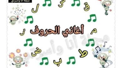 أناشيد الحروف العربية من الفاء إلى الياء للأطفال PDF