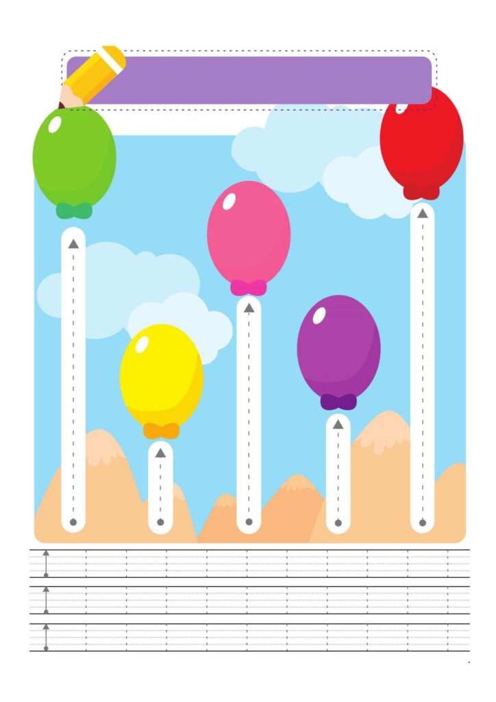 تحميل أنشطة الإمساك بالقلم للأطفال PDF | تدريبات ما قبل الكتابة