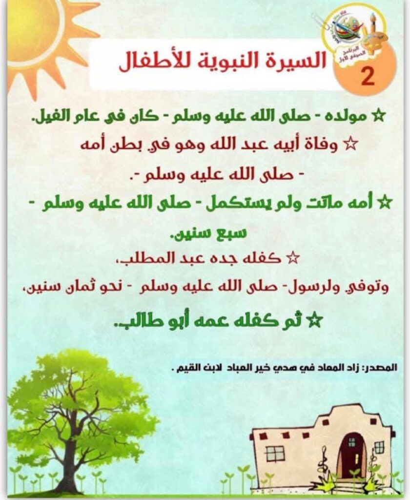 السيرة النبوية للأطفال من مولد الرسول ﷺ حتى وفاته PDF