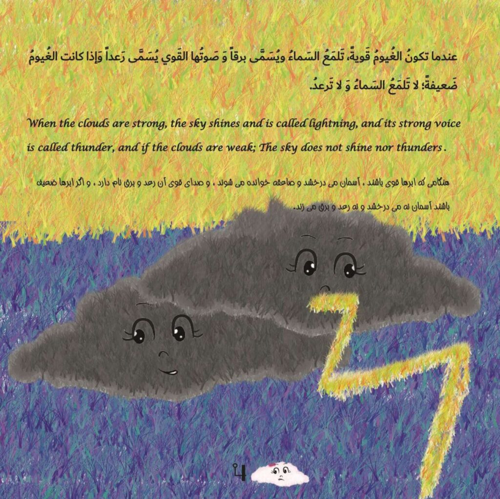 قصة الغيمة الحزينة للأطفال عن الثقة بالنفس وأهمية القيام بالواجبات PDF