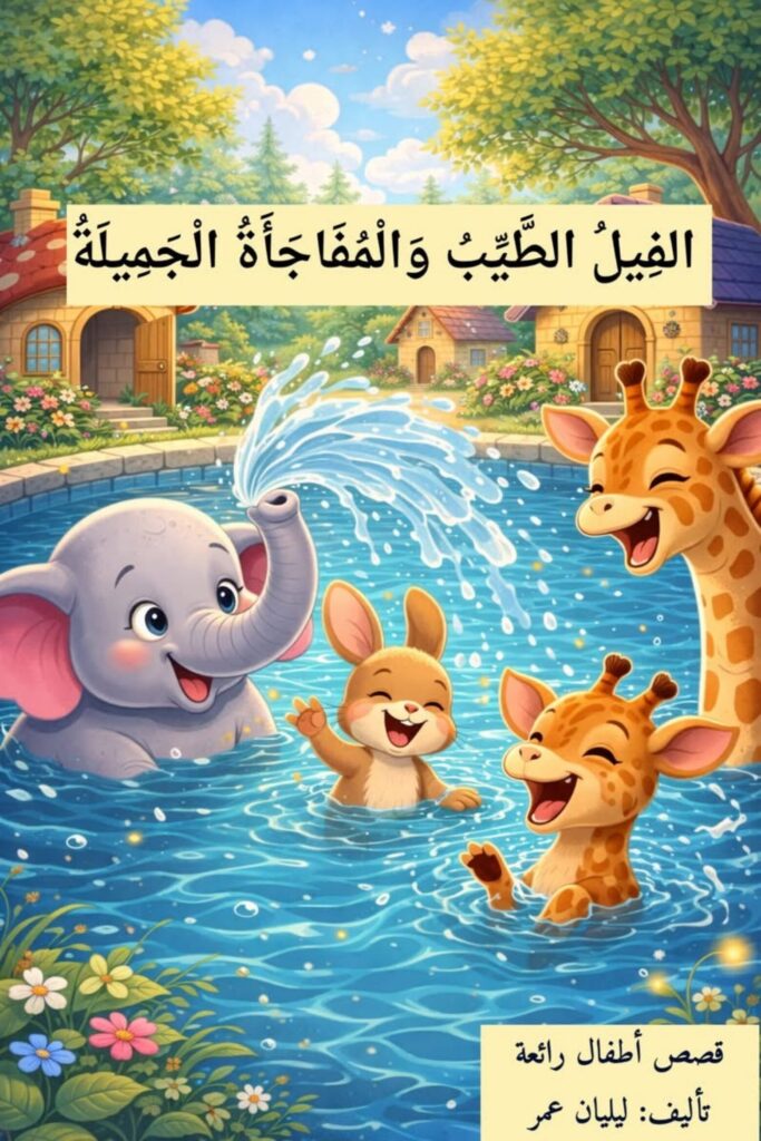 قصة الفيل الطيب والمفاجأة الجميلة للأطفال عن الاعتذار وإصلاح الخطأ PDF