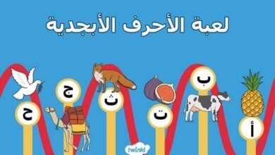 لعبة الحروف العربية من الألف إلى الياء واختيار الصور التي تبدأ بالحرف PDF