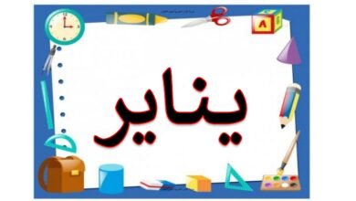 بطاقات شهور السنة الميلادية من يناير إلى ديسمبر للأطفال PDF