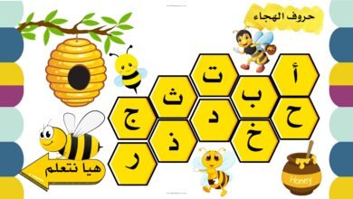 كتاب الحروف للطفل المتميز من الألف إلى الراء بالحركات ومواضع الحرف PDF